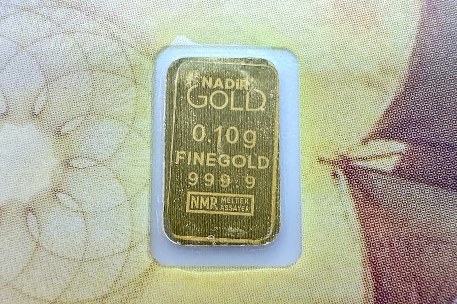 Feingoldbarren 0,1 g